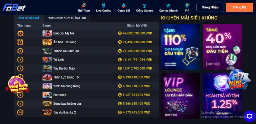 Các tựa game Slot (Nổ Hũ) mới nhất tại yoo88